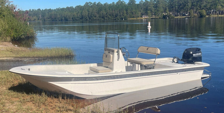 Carolina Skiff with a DF50ATL engine.