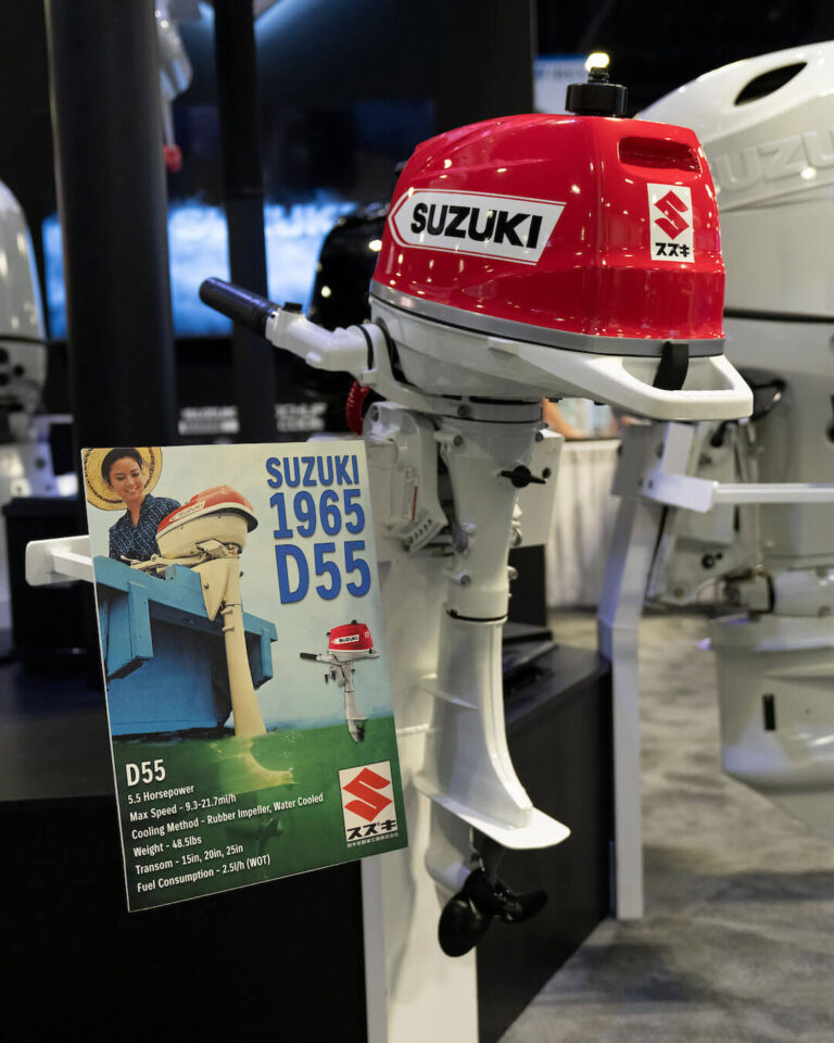 The D55 was the first Suzuki engine introduced in 1965.