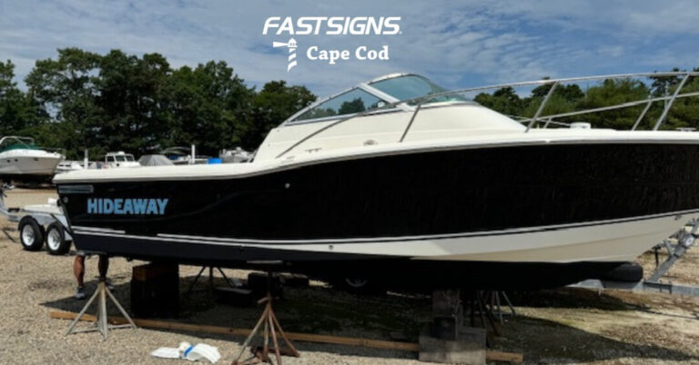We can help design and create your boat's identity.