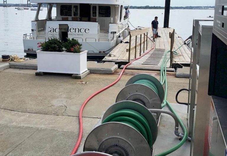 Use our convenient fuel dock.