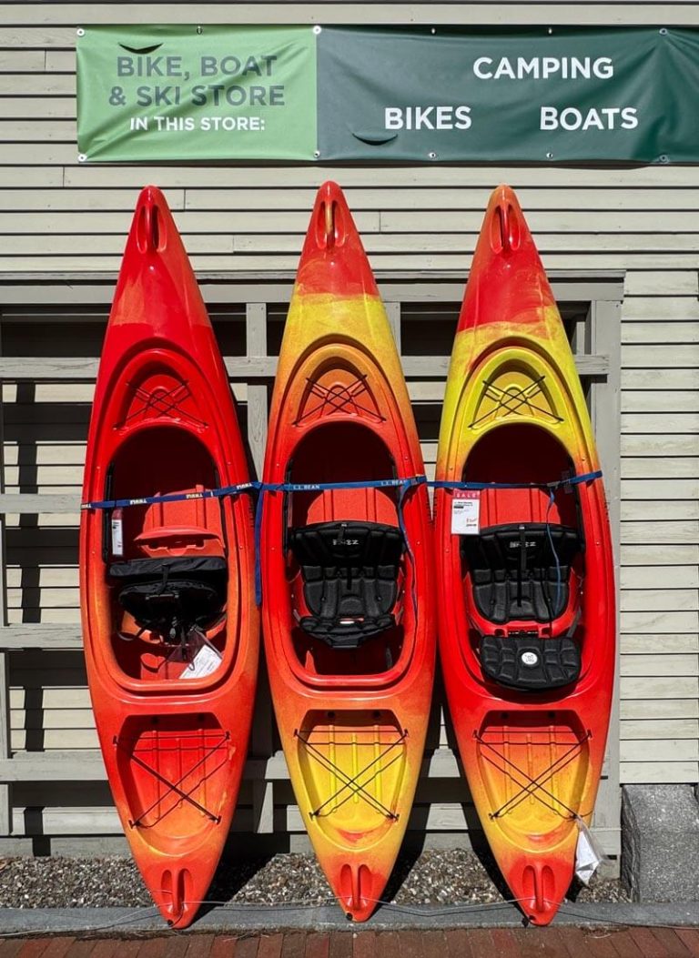 We have all sorts of outdoor equipment.