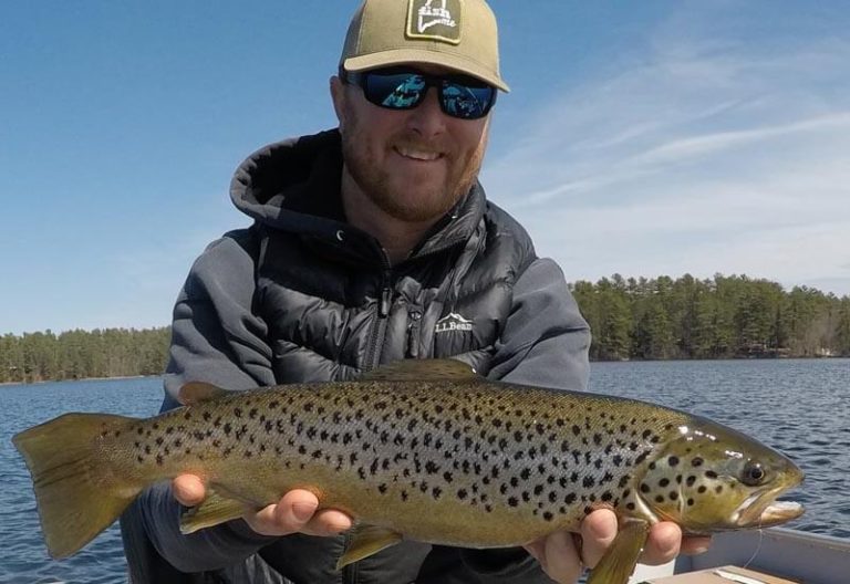 Catching that first fish of the season.