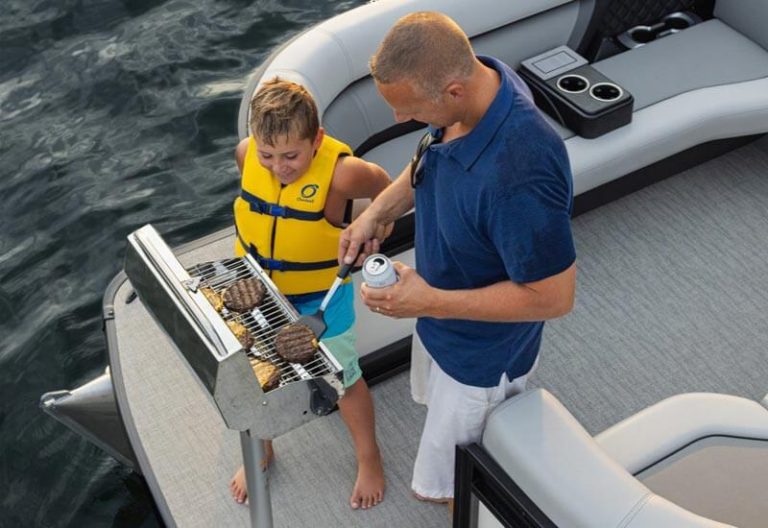 Godfrey pontoon cooking 768x528