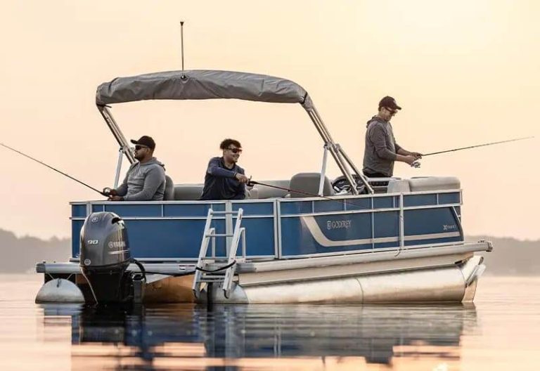 Godfrey pontoon fishing boys 768x528